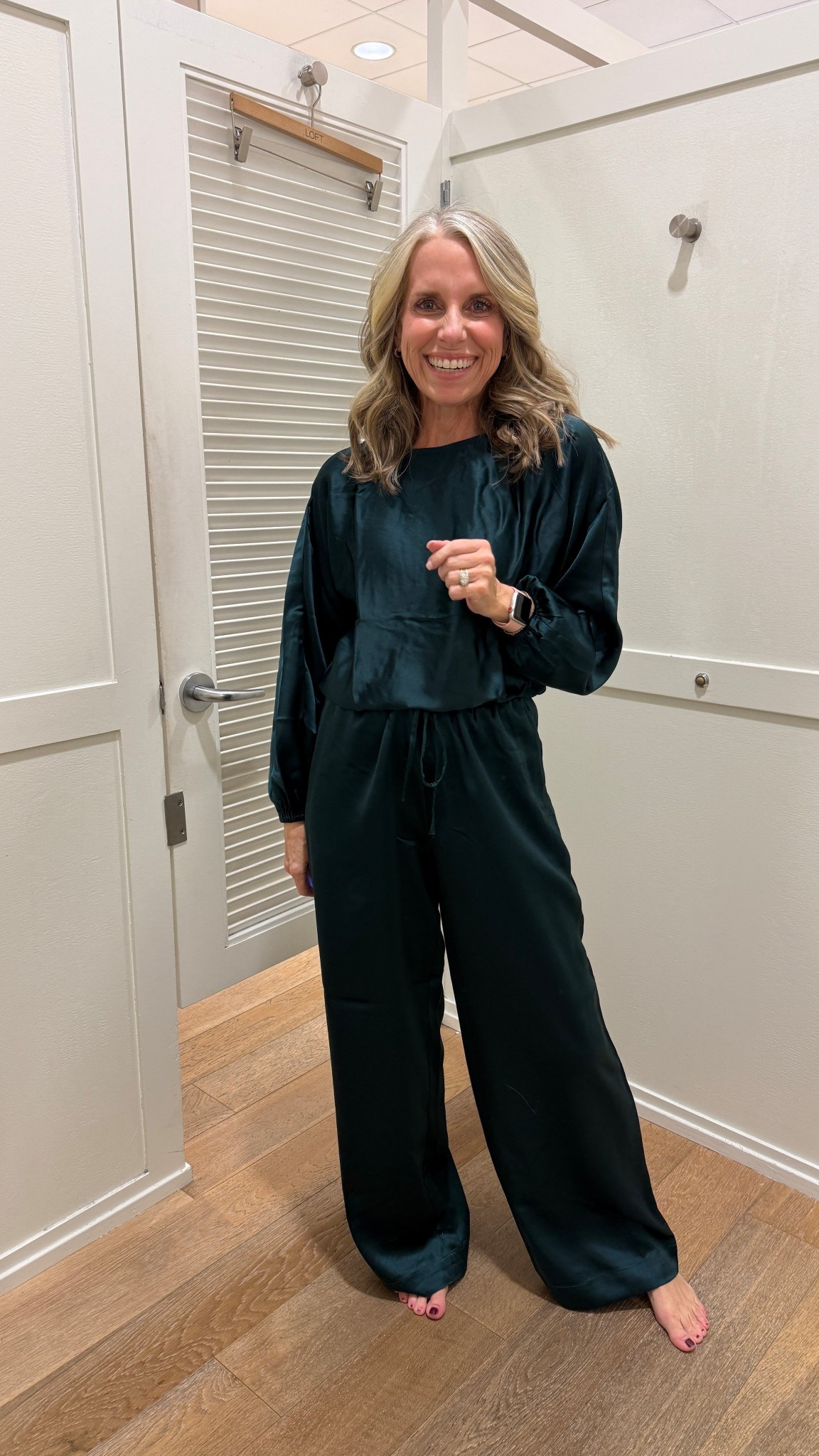 I almost didn’t try this on, and I’m so happy I did. I LOVE it. The quality of the satin is amazing. Wearing XS in both

#LTKFindsUnder50 #LTKSaleAlert #LTKOver40