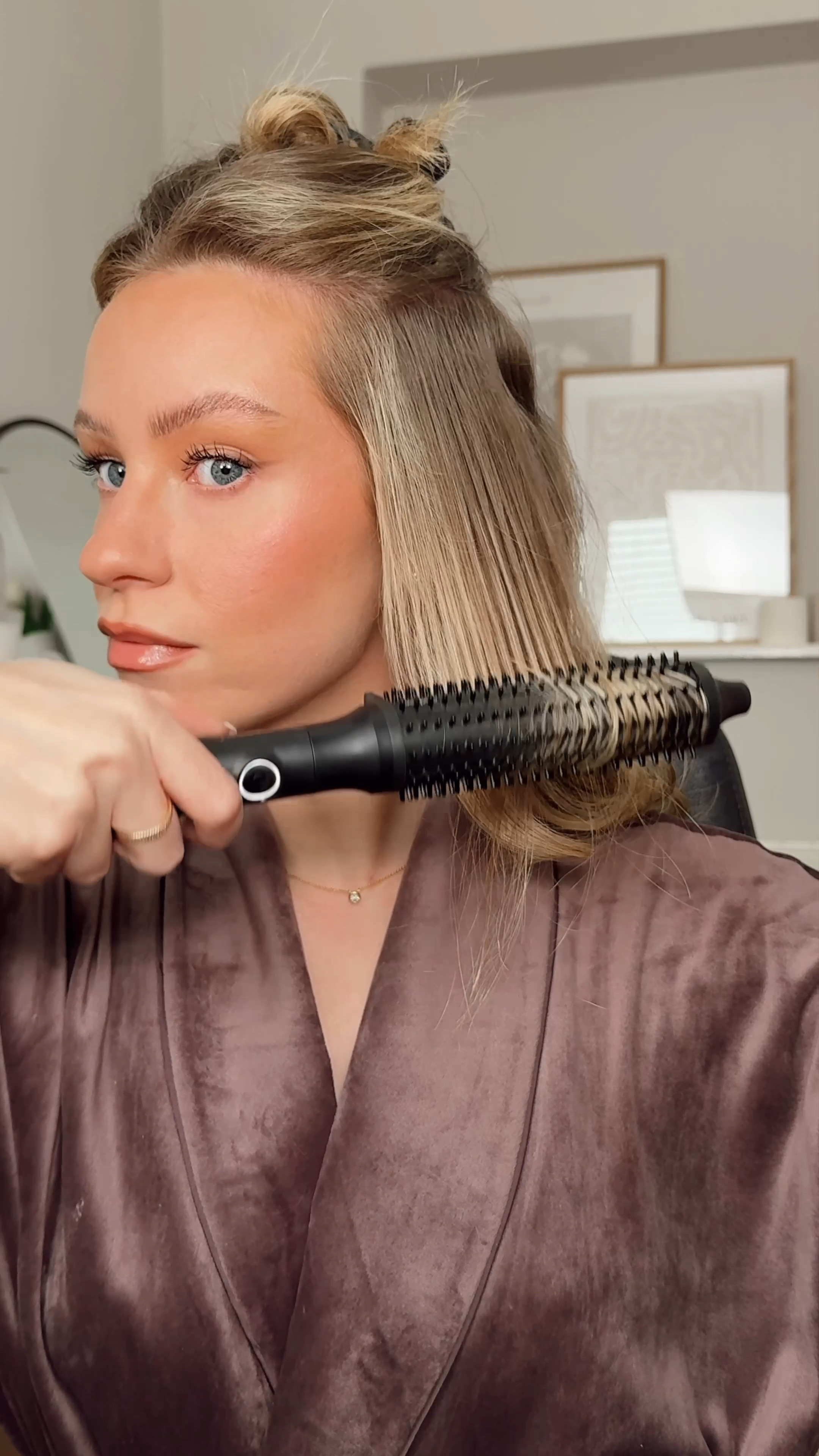 Fake a blow dry with the ghd rise hot brush, blow dry spray, hair tool, hot tool, curler, hair oil, 

#LTKbeauty #LTKGiftGuide #LTKeurope