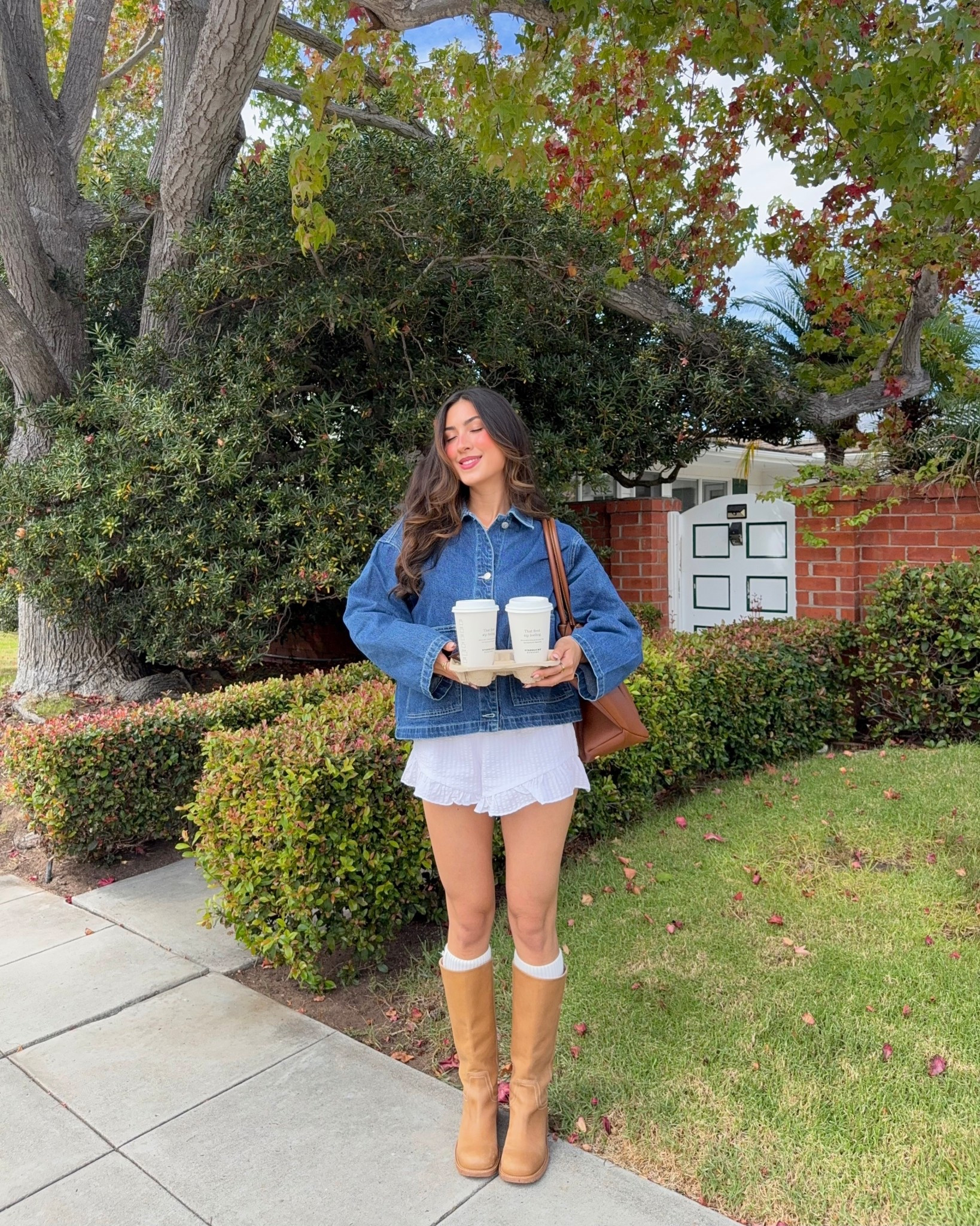 Frilly shorts and denim jacket combo is just the best fall fit > 🍂l🧸👢

#LTKStyleTip #LTKSeasonal