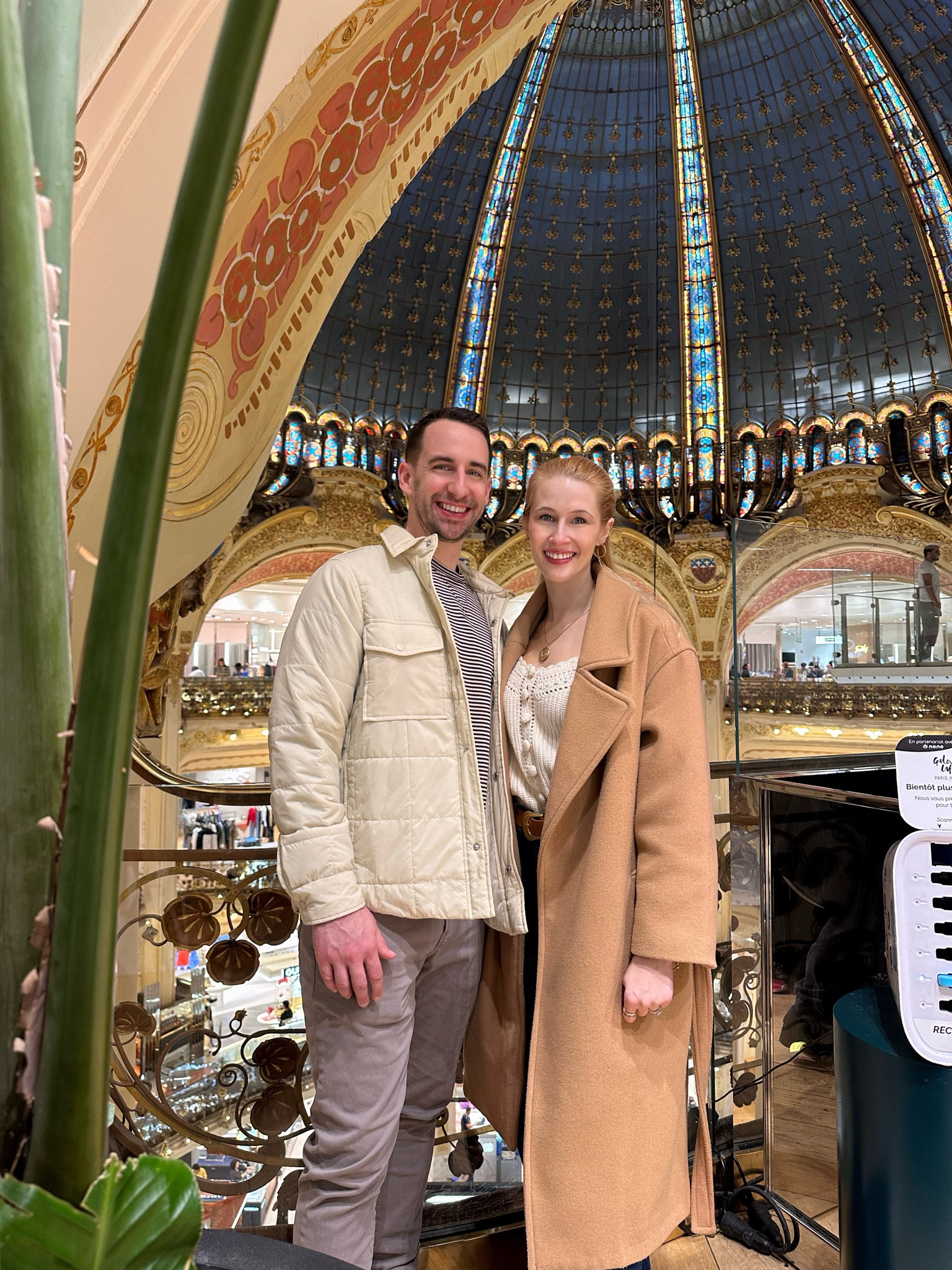 Paris-it ended up being far colder than what was predicted when I was packing for this trip so I had to improvise quite a bit with my looks. Many that I had planned were no longer an option and I opted for layers, pants, my go to camel coat (so glad I had this) and lots of fleece lined tights. 

My sweater is Sezan from last year but I linked this years version (which I almost bought in Paris)  & my coat I’ve had for a few years so I linked similar option I love. 

Sean got all new clothes for this trip so I’m sharing his look as well in case you’re shopping for you man too
French girl fall | jeans | wide leg jeans | London outfit | Paris outfit | stripes | fall outfit | Sezan sweater | camel coat | tan coat | men’s outfit | men’s fall outfit 

#LTKFindsUnder100 #LTKMens #LTKTravel