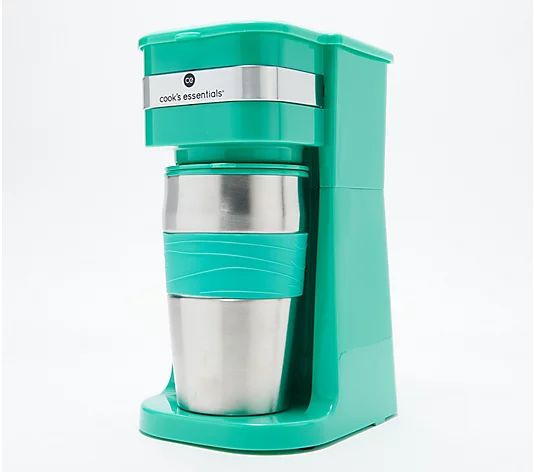Cook's Essentials Single-Serve Coffee Maker w/ Tumbler - QVC.com | QVC