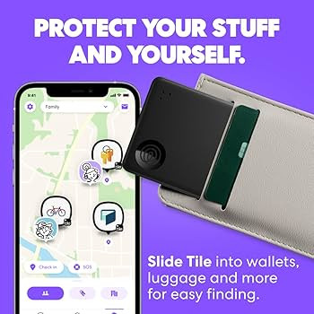 Tile by Life360 Slim - Wallet Finder, Bluetooth Tracker and Item Locator for Luggage Tags, Passpo... | Amazon (US)