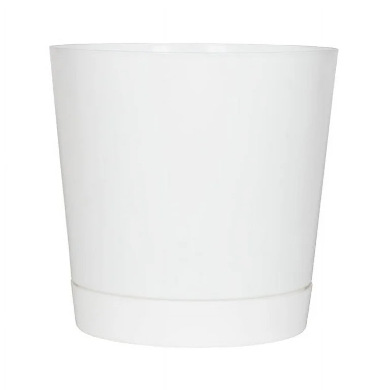 Root & Vessel Majestic Full Depth Cylinder Planter, White, 14" | Walmart (US)