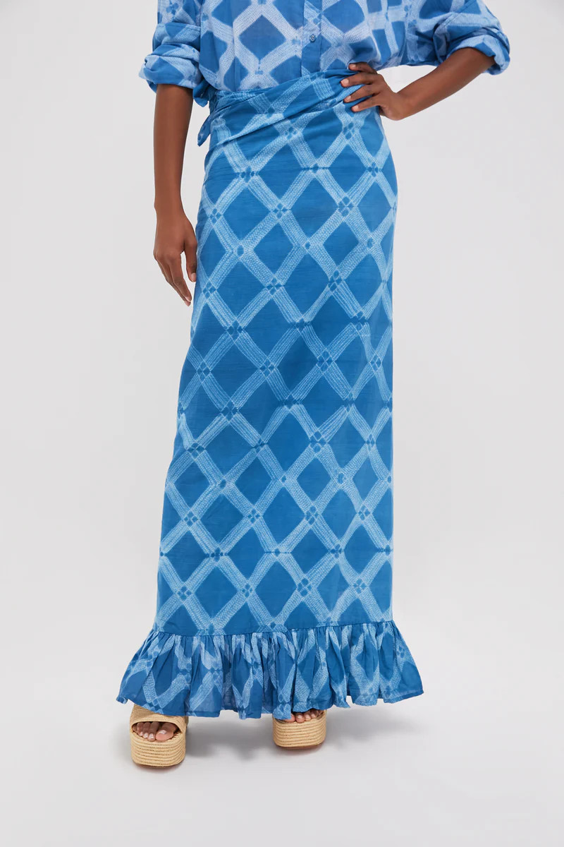 Sapphire Path Classic Ruffle Power Pareo | Tuckernuck (US)