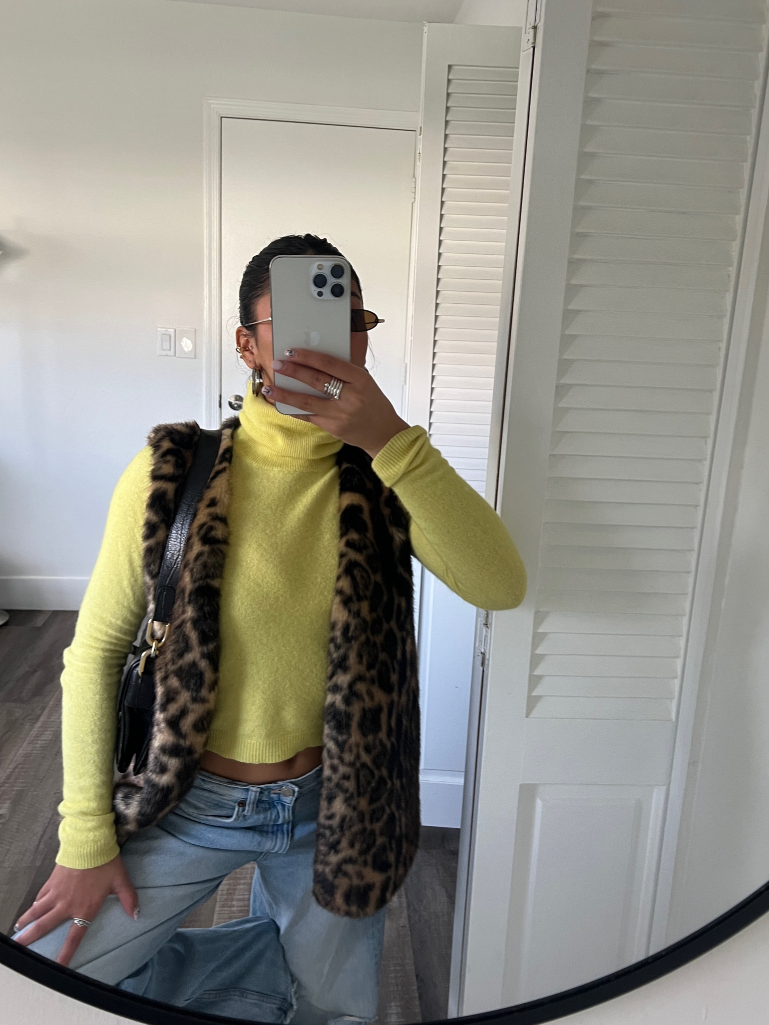 cheetah print fur vest outfit 
#winteroutfit #furvest #baggyjeans #perfectlowrisejeans #lowrisejeans 

#LTKfindsunder100 #LTKsalealert #LTKSeasonal