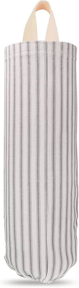 Plastic Bag Holder, Wall Mount Grocery Bag Holder, Reusable Trash Bag Organizer for Home Kitchen ... | Amazon (US)