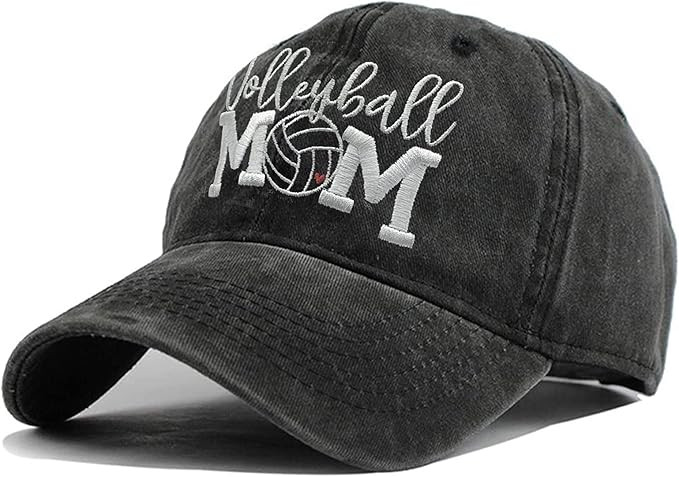 Waldeal Women's Volleyball Mom Distressed Vintage Embroidered Adjustable Dad Hat Baseball Cap | Amazon (US)