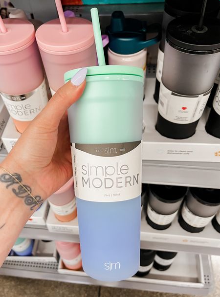 Love these ombré Simple Modern tumblers from Walmart 🤍
