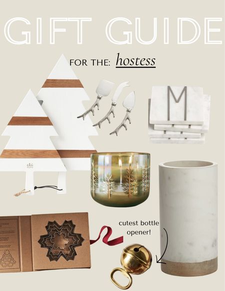 Gift guide for the hostess! Hostess gifts, holiday entertaining must haves, marble cheese board, Christmas gifts, bell bottle opener, unique gifts for her 

#LTKGiftGuide #LTKHoliday #LTKhome