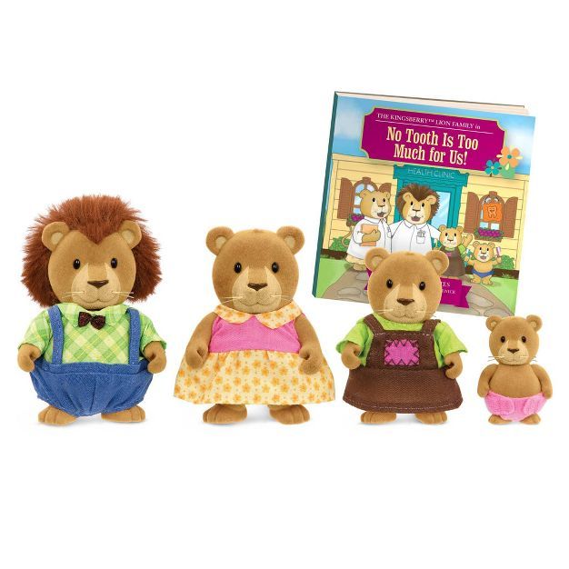 Li'l Woodzeez Miniature Animal Figurine Set - Kingsberry Lion Family | Target