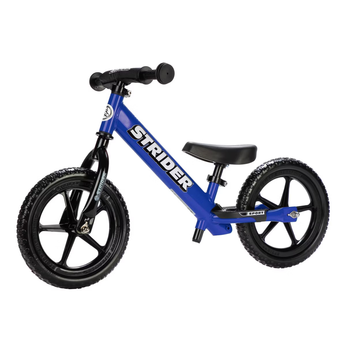 Strider Sport 12" Kids' Balance Bike - Blue: Adjustable Handlebar & Seat, Steel Frame | Target