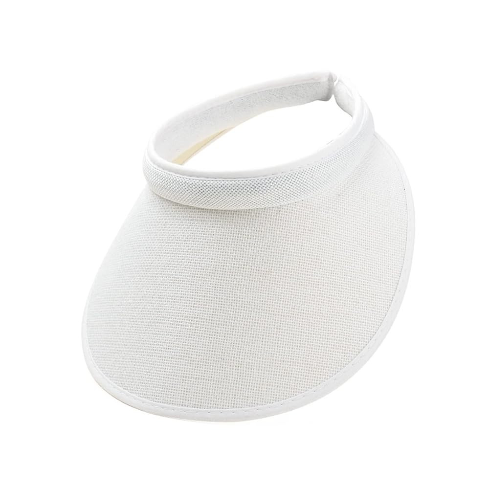 Cloth Covered Slip-On Visor for Women, Adjustable Cap Sports Sun Visors for Men | Amazon (US)