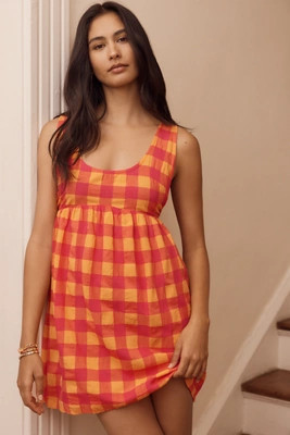 By Anthropologie Apron Mini Nap Dress | Anthropologie (US)