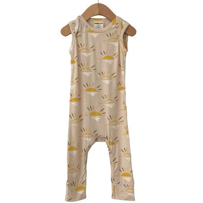 Sleeveless Romper, Sand Sun | SpearmintLOVE