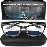 Stylish Blue Light Blocking Glasses for Women or Men - Ease Computer and Digital Eye Strain, Dry ... | Amazon (US)
