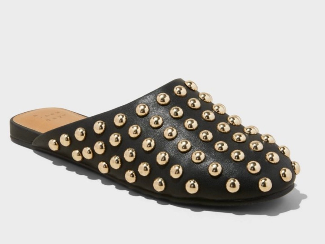 Studded slides mule flats 

#LTKShoeCrush #LTKFindsUnder50 #LTKSaleAlert