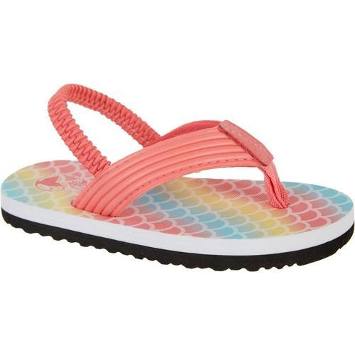 Toddler Girls Shore Mermaid Scale Flip Flops | Bealls