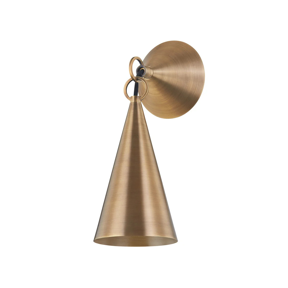 Midvale One Light Wall Sconce Patina Brass | Lighting Design