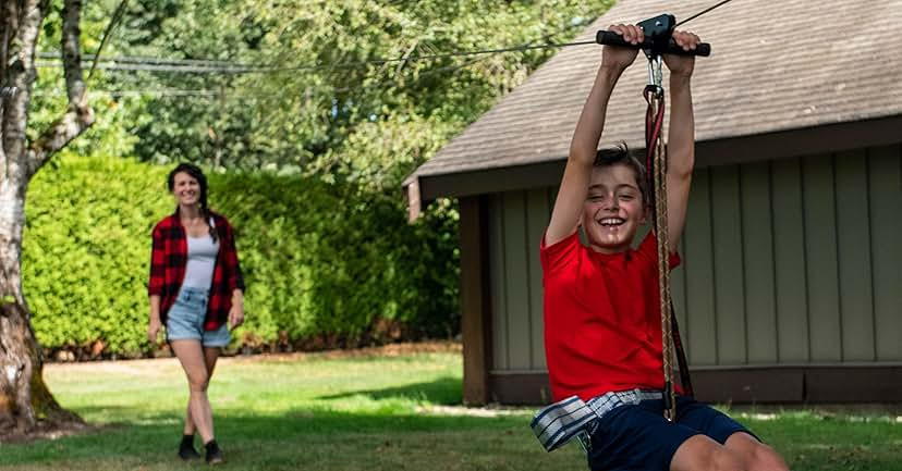 100FT Zip Lines for Kids and Adults Outdoor, ZEROMX Zipline Kits for Backyard Up to 330 LBS with ... | Amazon (US)