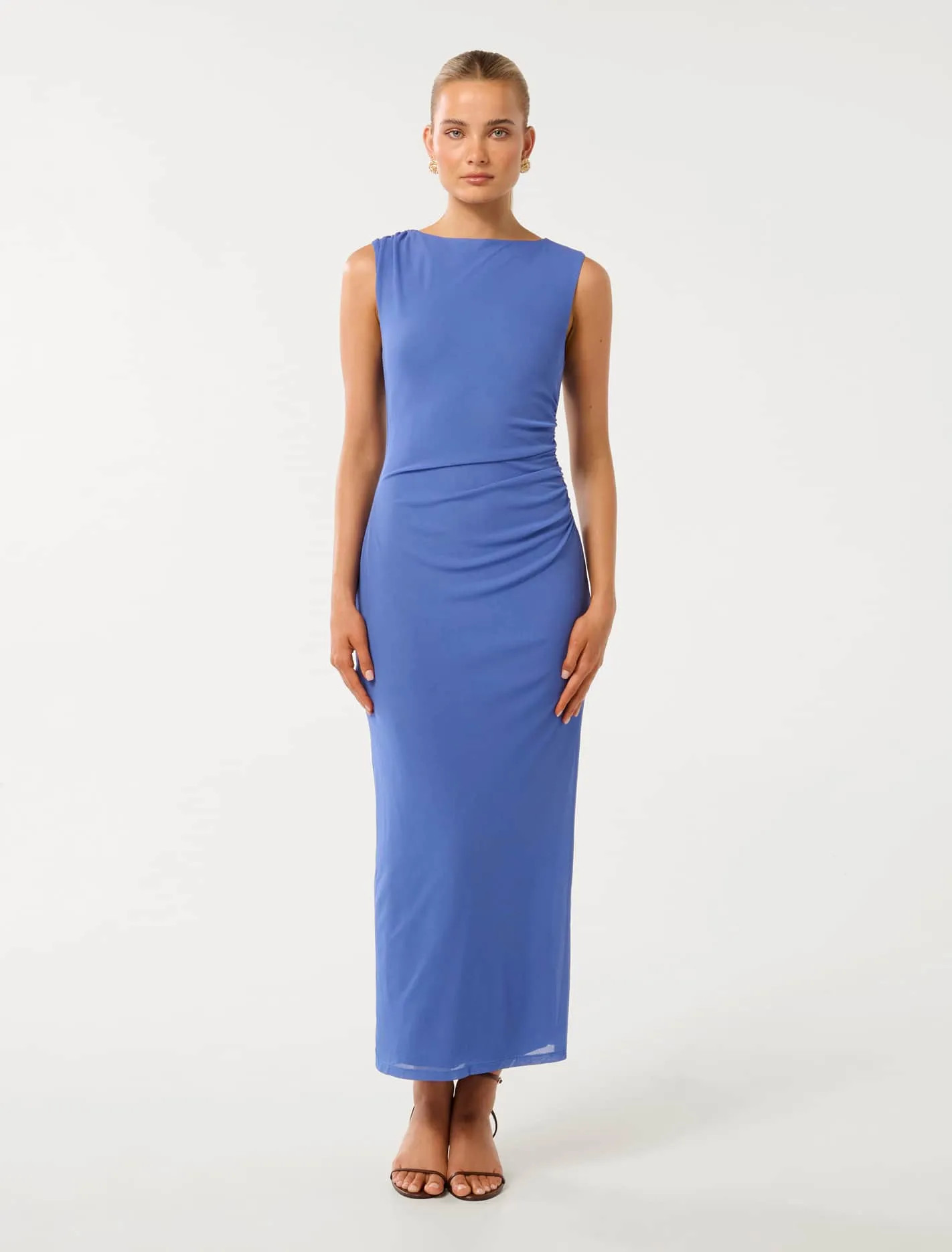 Ally Sleeveless Mesh Midi Dress | Forever New (AU)