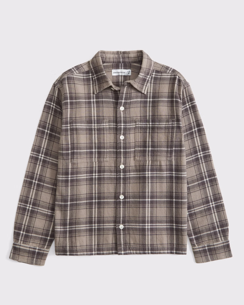 boys long-sleeve slub flannel | boys new arrivals | Abercrombie.com | Abercrombie & Fitch (US)