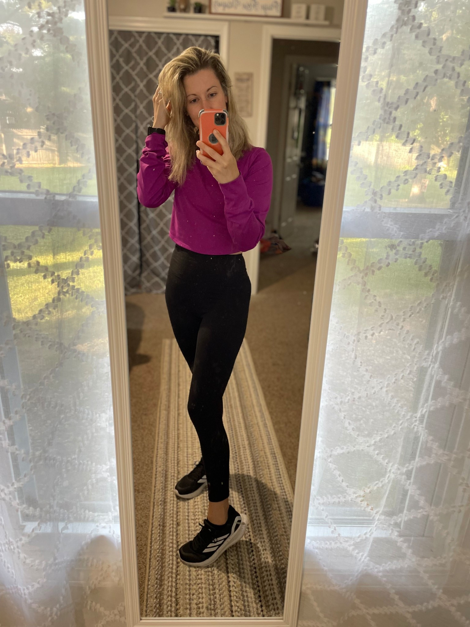 Mama workout outfit 