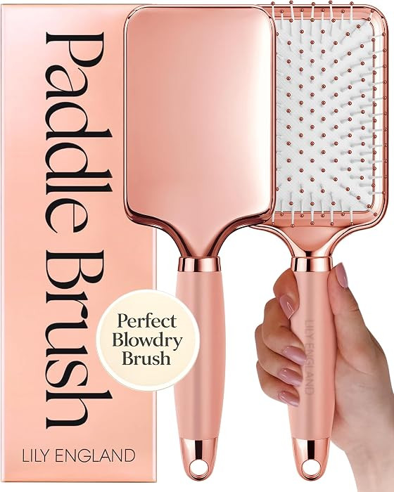 Lily England Paddle Hair Brush for Women with All Hair Types - Professional Hairbrush for Blow Dr... | Amazon (US)