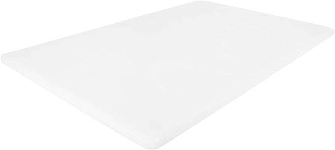 Commercial Plastic Cutting Board, NSF, 18 x 12 x 0.5 Inch, White | Amazon (US)