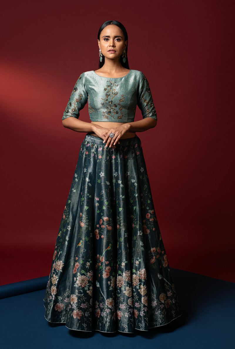 Neirin Cyprus Lehenga - Nautanky | THE LNK