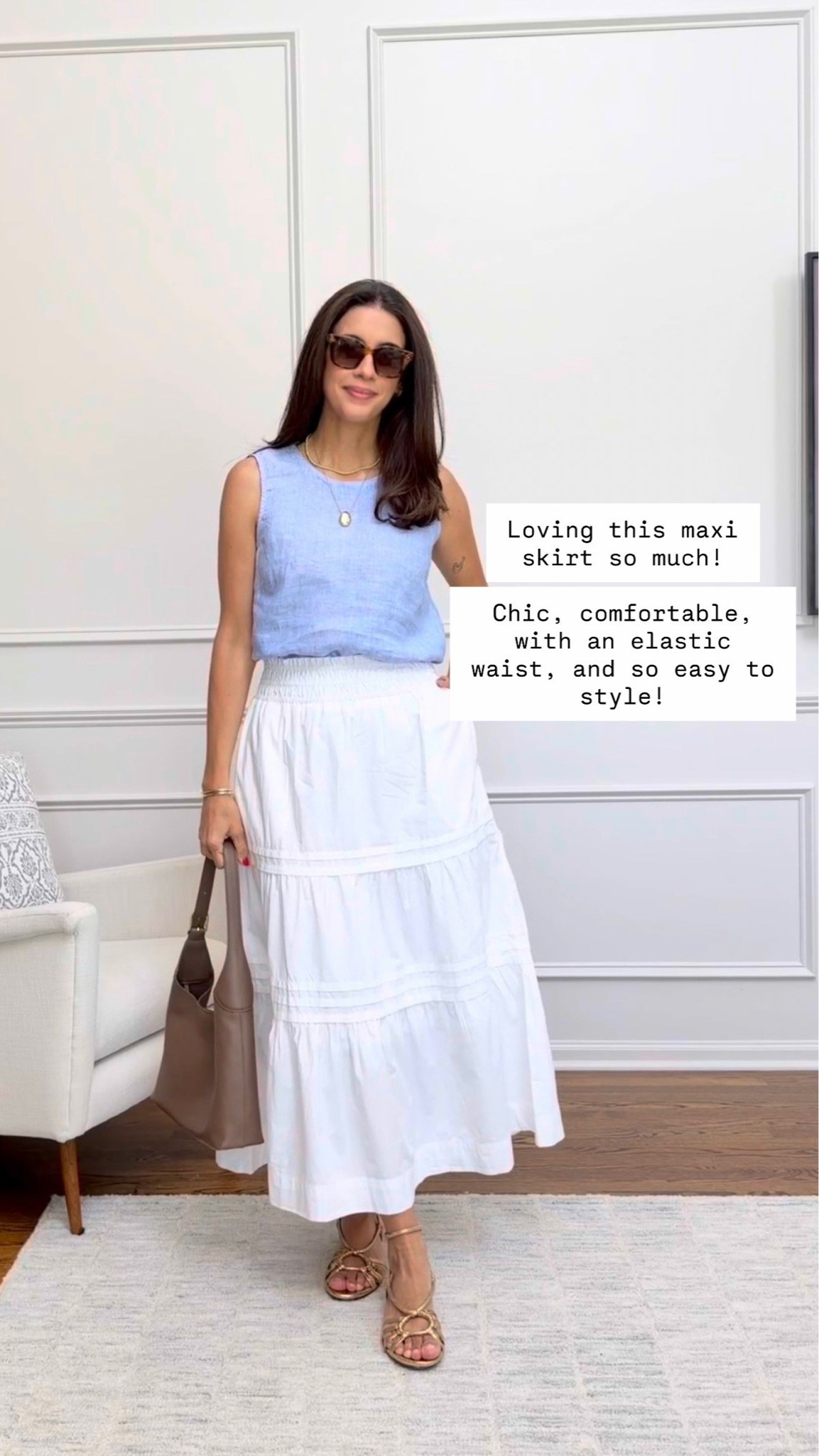 Loving this maxi skirt so much!

Chic, comfortable, with an elastic waist, and so easy to style!
I'm wearing a size small

#LTKootd #LTKgrwm #LTKSeasonal