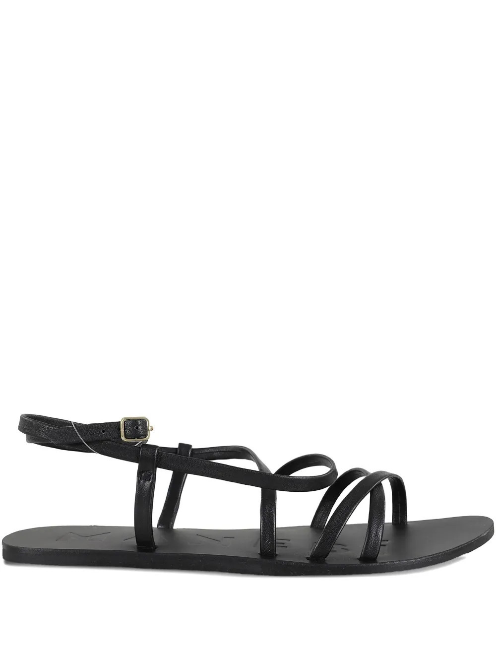 Manebi Canyon strappy flat sandals - Black | Farfetch Global