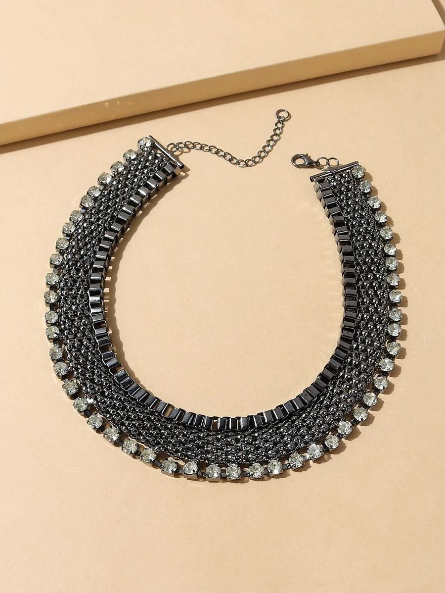 Rhinestone Decor Necklace | SHEIN