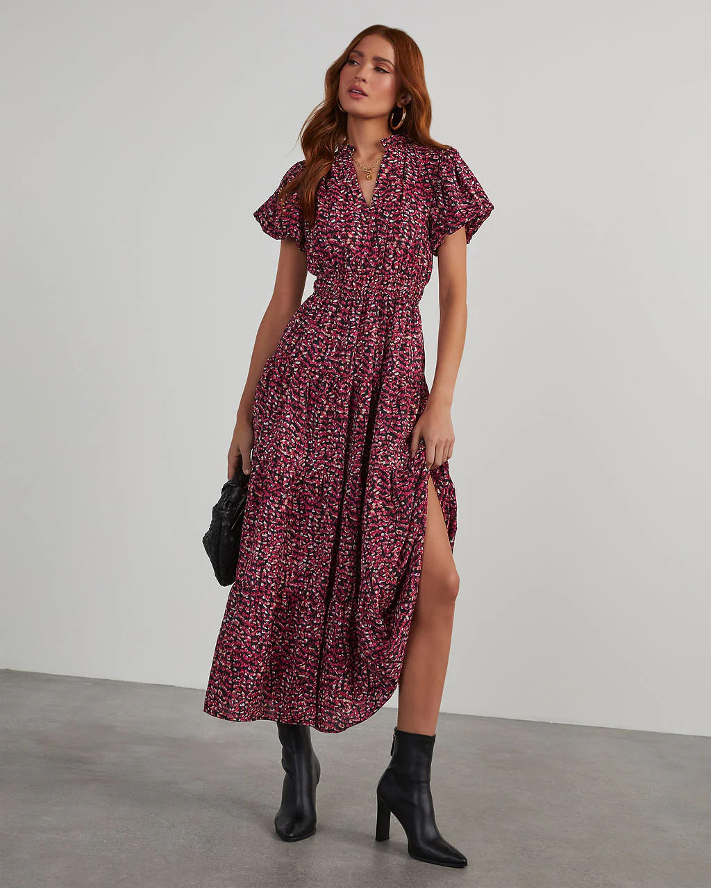 Murphy Floral Tiered Maxi Dress | VICI