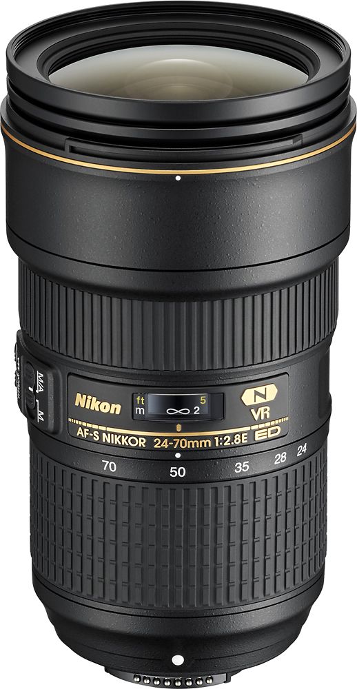 Nikon AF-S NIKKOR 24-70mm f/2.8E ED VR Wide-Angle Zoom Lens Black 20052 - Best Buy | Best Buy U.S.