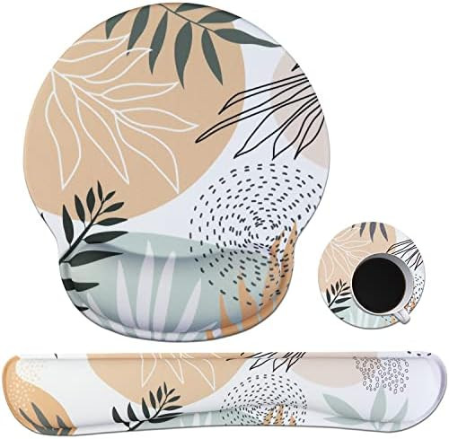 iLeadon Mouse Pad Wrist Support Keyboard Wrist Rest Set, Ergonomic Mouse Pad with Non-Slip Base f... | Amazon (US)