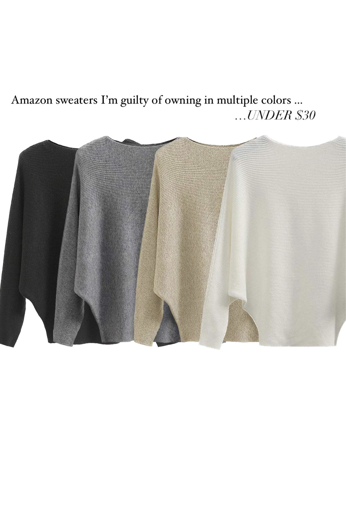 One size fits most, amazon sweater, under $30 #StylinbyAylin 

#LTKSeasonal #LTKunder50 #LTKstyletip