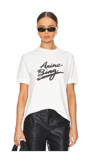 Jaylin Tee Signature in Ivory | Revolve Clothing (Global)
