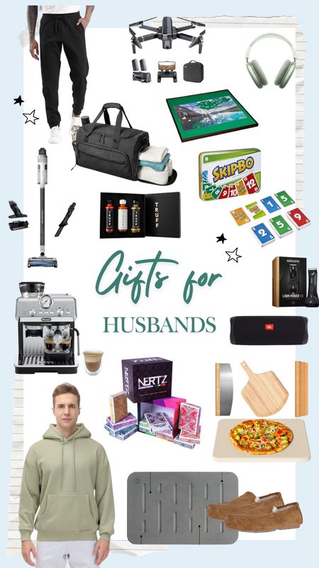 The gift guide for husbands! There are so many things to get the guy or a guy in your life! We rounded up a lot of tech, food, games and more! #giftguide #mengifts #husband 

#LTKHoliday #LTKGiftGuide #LTKmens