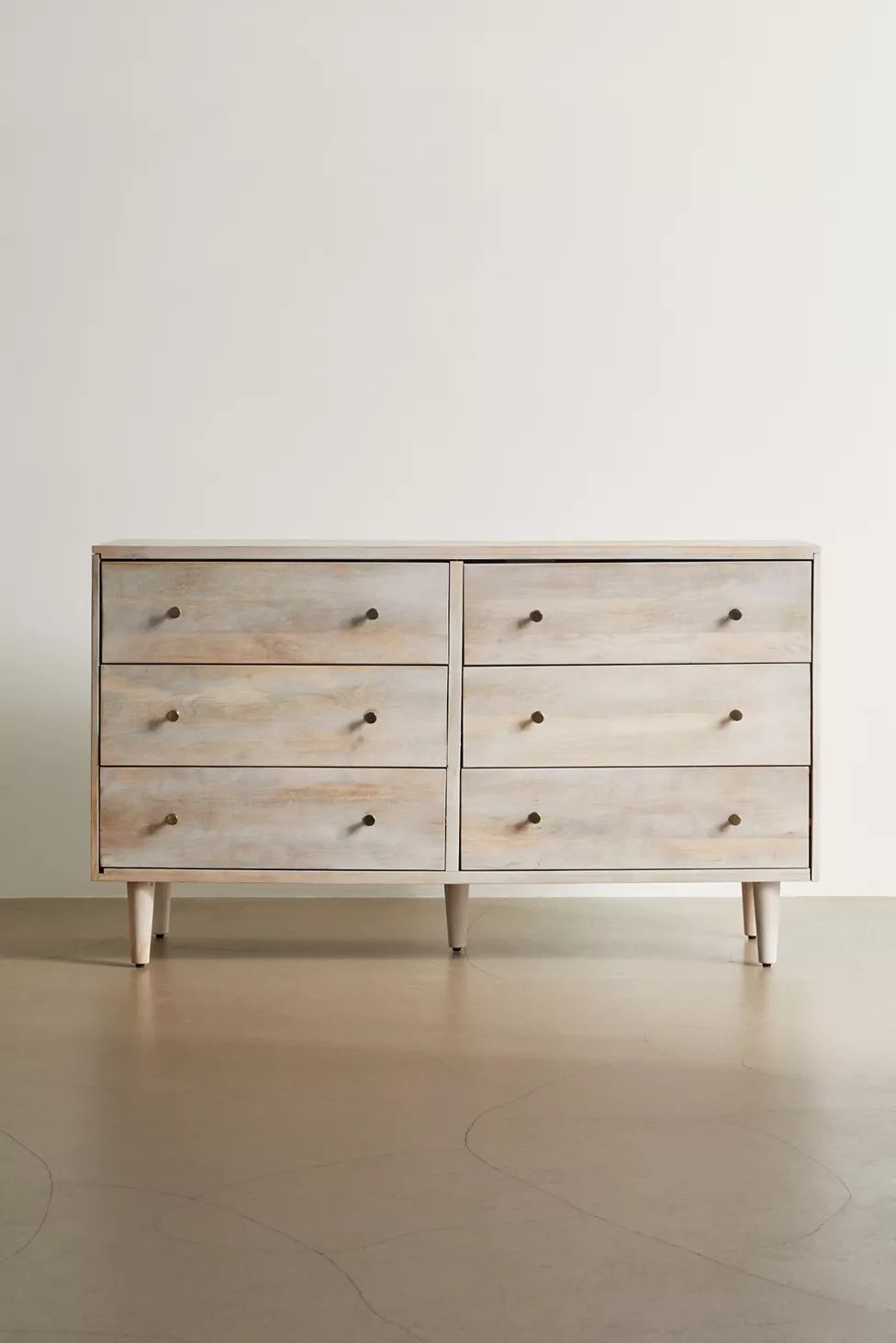 Amelia  Wooden 6-Drawer Dresser | Urban Outfitters (US and RoW)