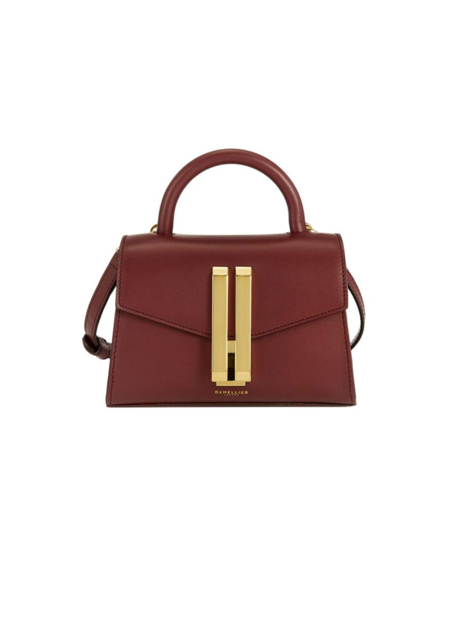 Nano Montreal Leather Top Handle Bag | Saks Fifth Avenue
