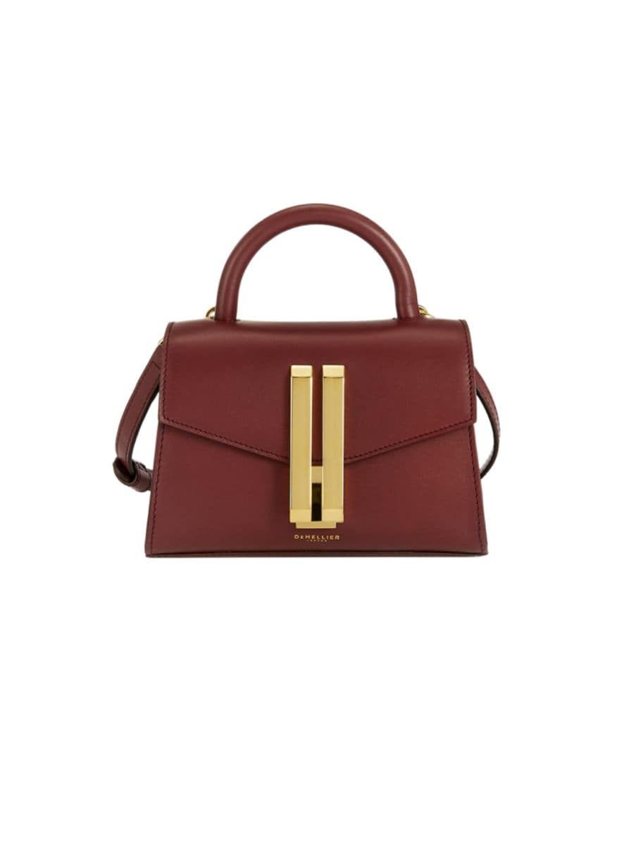 DeMellier Nano Montreal Leather Top Handle Bag | Saks Fifth Avenue