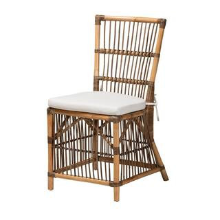 Kim Natural Rattan Dining Chair | The Home Depot