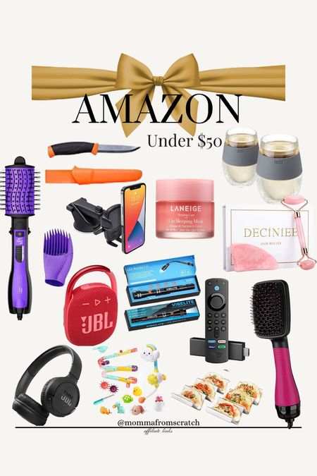 Amazon gifts under $50, gift ideas, Christmas gifts, amazon, headphone, portable speaker, hairdryer, 

#LTKHoliday #LTKfamily #LTKunder50