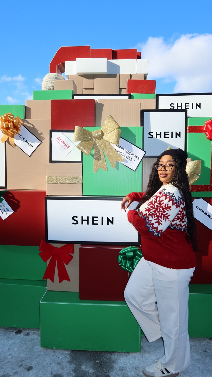 my #SHEINboxsanta moment in motion 🎁✨

@shein_ca created the cutest immersive pop-up this season from the festive setup to all the little details that made it feel like a mini holiday escape. the lucky draw was honestly the highlight… that split second before you see your surprise is such a fun rush 😭🙌🏾

i ended up walking away with the sweetest free gift, and the whole experience added the nicest spark to my holiday week 🎅🏾💕

if you’re in the area, definitely stop by. the pop-up is only running from december 5–7, and it’s the perfect little festive moment to check out ✨

📍 Square One (entrance 7)
100 City Centre Dr, Mississauga, ON L5B 2C9

 #SHEINPartner #SHEINca | ad

#LTKcanada #LTKgiftguide #LTKholiday