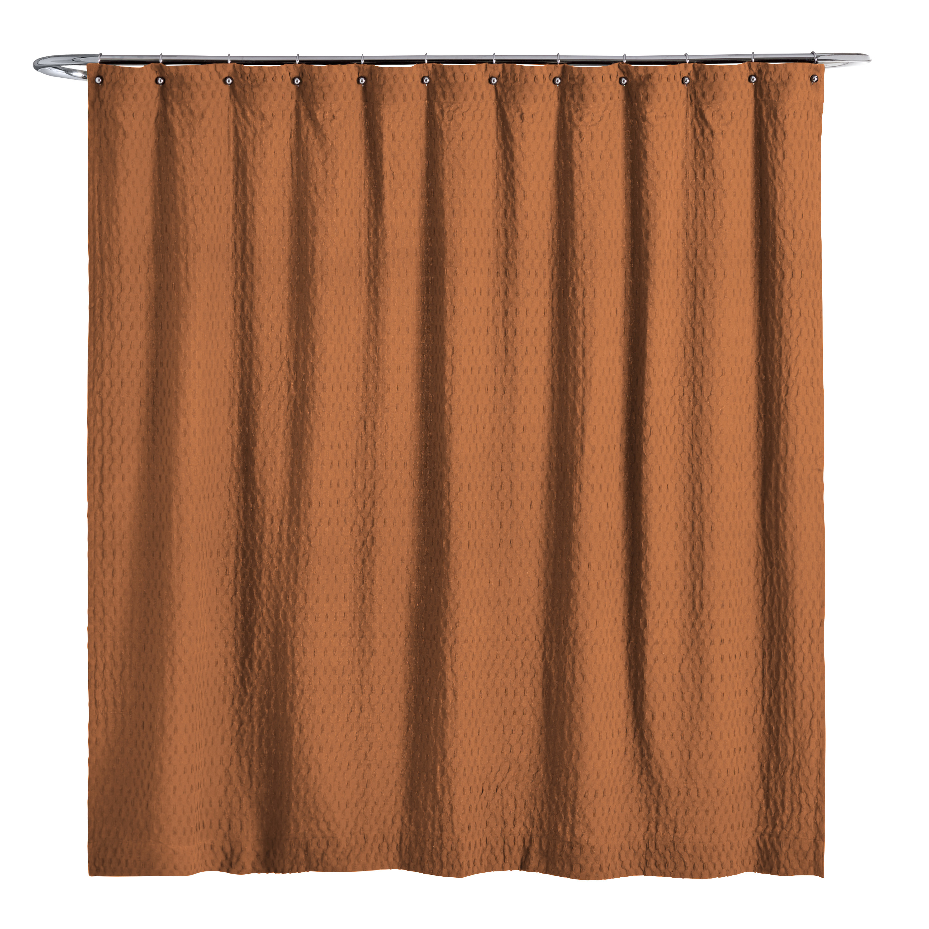 Wide Waffle Weave Cotton Shower Curtain | World Market