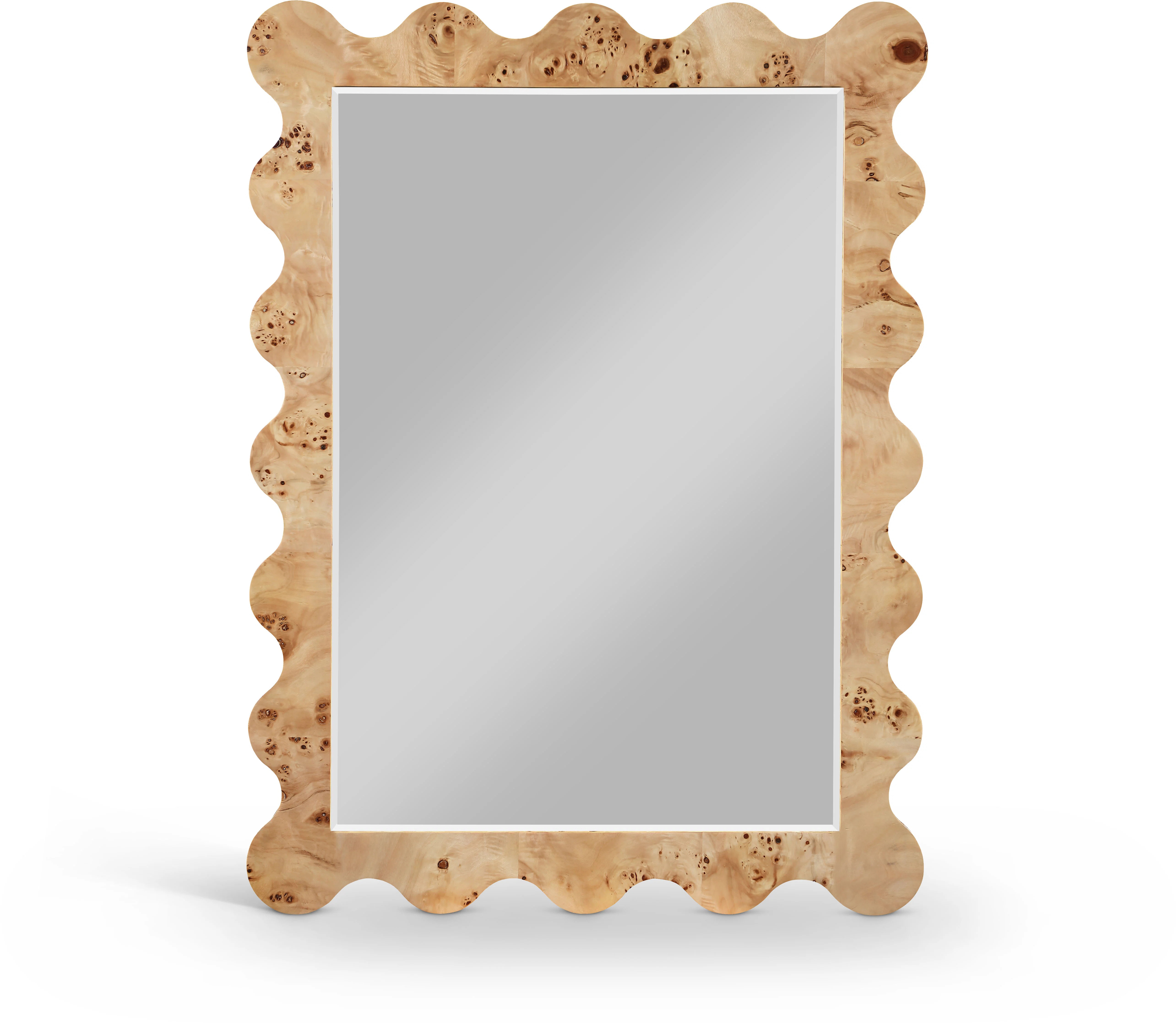 Millwood Pines Seyed Burl Veneer Mirror | Wayfair | Wayfair North America