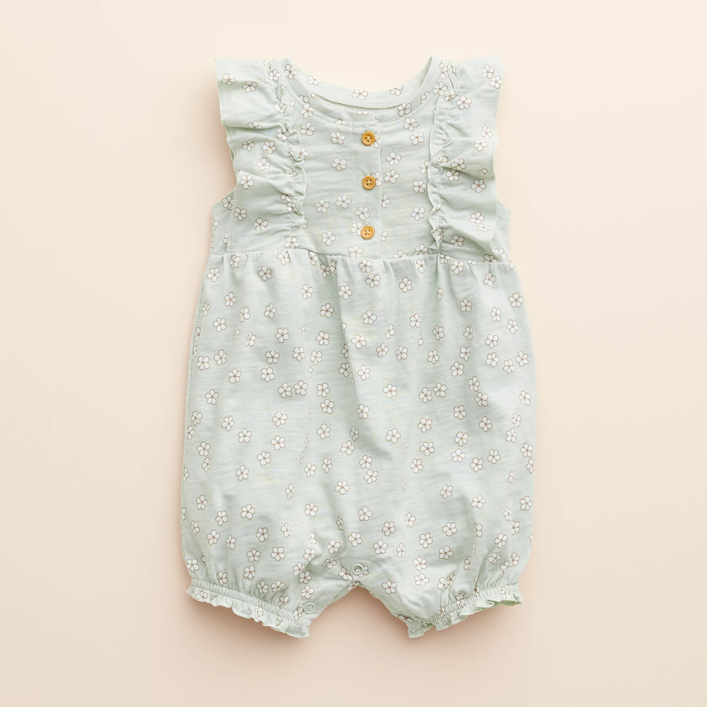 Baby Girl Little Co. by Lauren Conrad Organic Ruffled Romper | Kohl's