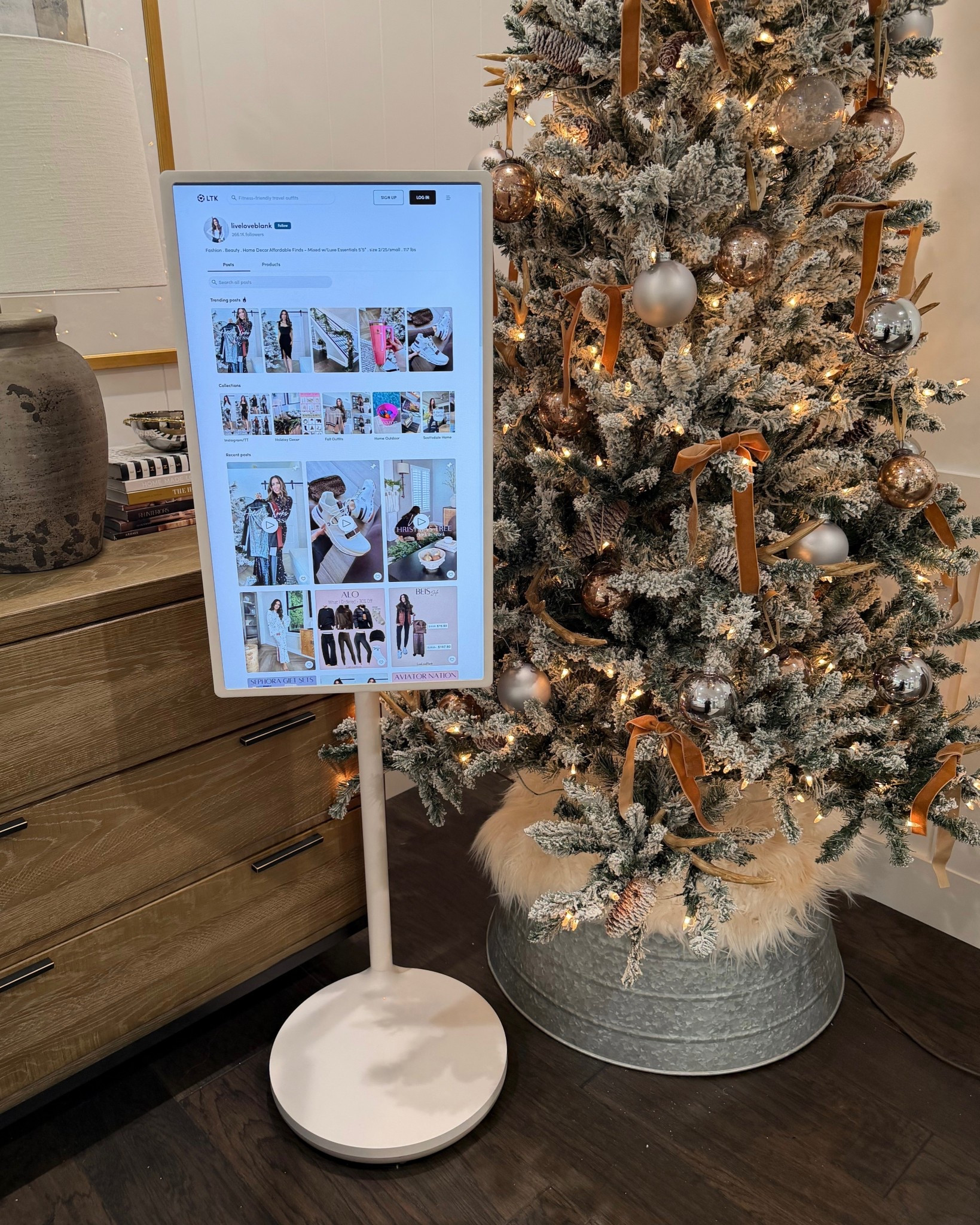 Portable touch screen ..perfect for movie watching, shopping, following recipes …etc the screen twists horizontally as well

#LTKHoliday #LTKHome #LTKKids