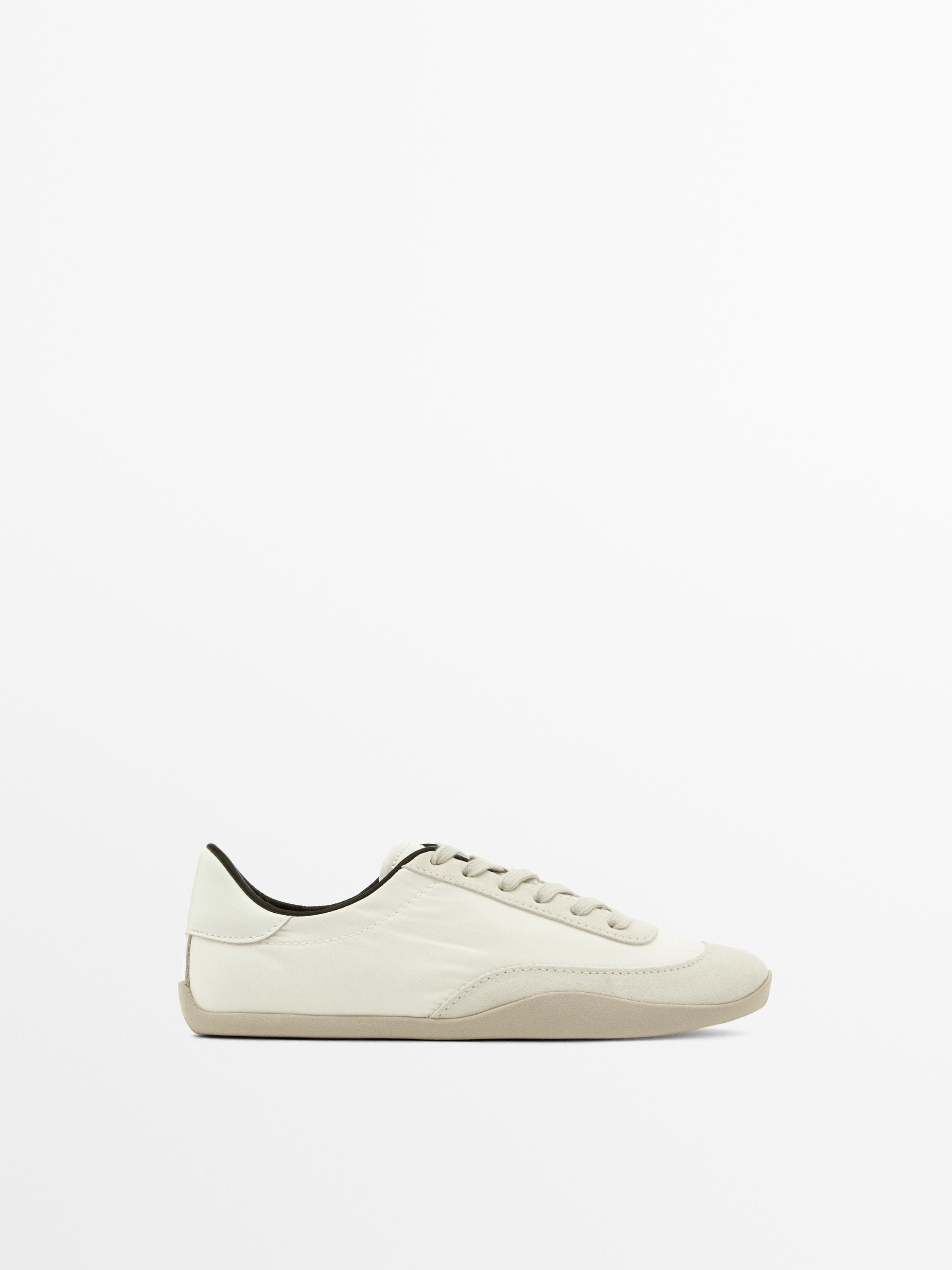 Contrast trainers | Massimo Dutti UK