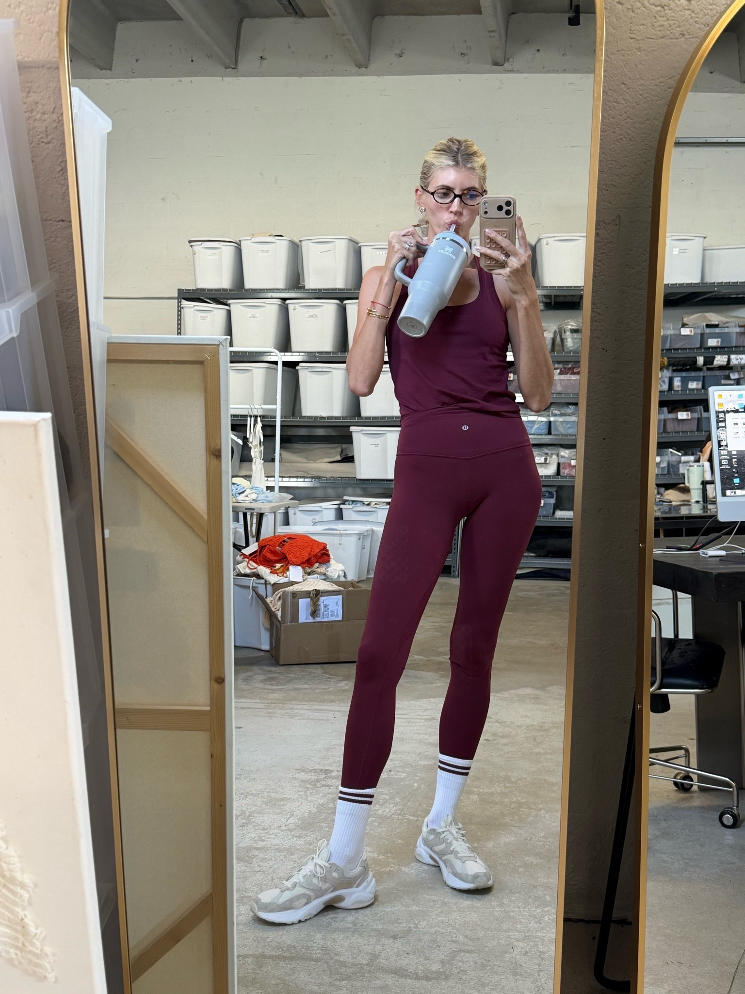 activewear ootd from @lululemon ✨ love this burgundy color!

#LTKActive #LTKgrwm #LTKootd